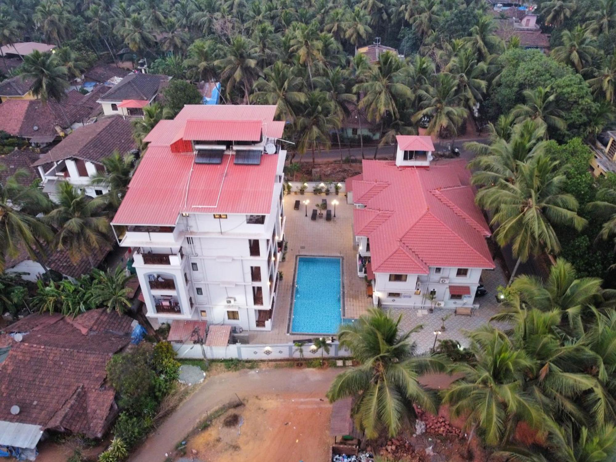 Coastal Suites Apart Hotel ---- 8 Minutes Walk To Beach Benaulim Exteriör bild